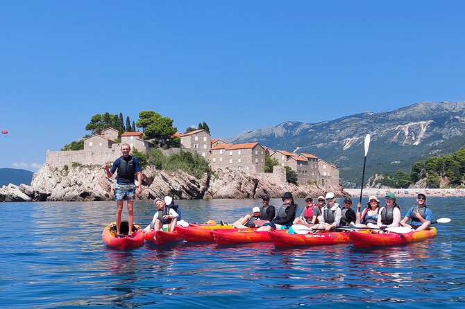 3.5-Hour Kayak Tour from Beсiсi to Sveti Stefan Island - Paddling past Rafailovići, Kamenovo, and Pržno