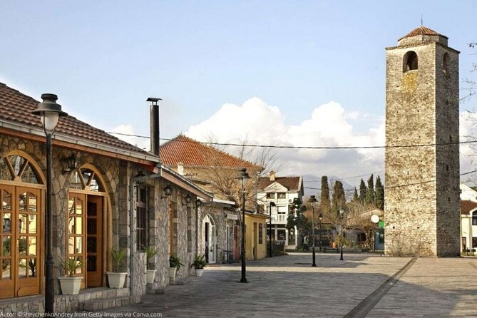 ALBANIA tour - Rozafa, Skadar lake, Niagara waterfalls, Shkodra - Starting near Podgorica’s Ottoman-era clock tower