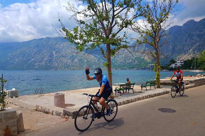 Bike tour - Kotor Bay circle and visit Our Lady of the Rock - Crossing at Kamenari by ferry