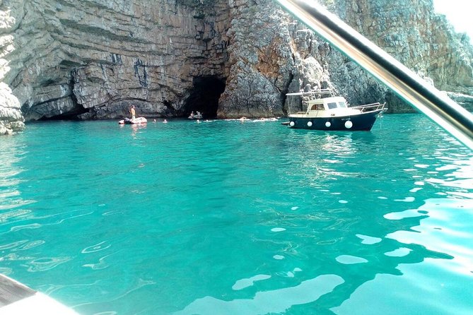 Boat tour to Lady of the Rock , Submarine base & Blue Cave swim - The Blue Cave swim and the limits of luck
