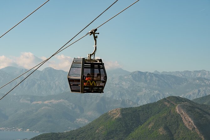Cable car ride, food tasting in Njegusi and Kotor Old Town - The 25 serpentine road back toward Kotor