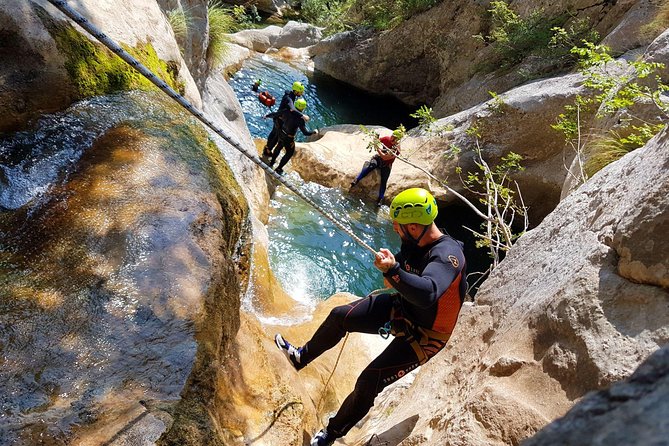 Canyoning Međureč river - Extreme Adventure in Bar City - The first narrow passages and cold pools