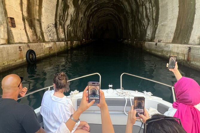 From Kotor: Boat to Blue Cave & Lady of the Rocks &Submarine Base - From Kotor harbor to the open Adriatic