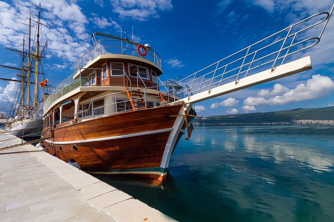From Tivat/Kotor: Whole Boka Bay Guided Cruise, Comfortable Ship - Mirište Lagoon Gives You Real Water Time
