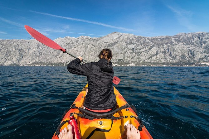 Kayak active tour - Paddling from Kotor toward Prčanj