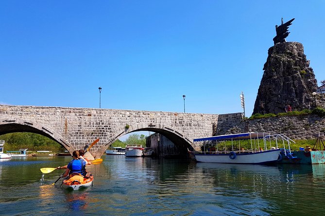 Kayak Guided Tour Skadar lake - Adventure in National park - Paddling toward Grmozhur Fortress