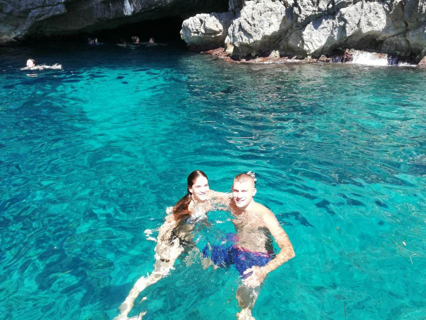 Kotor: Blue Cave, Žanjic Beach Speedboat Tour - Mamula Island and the old submarine tunnel