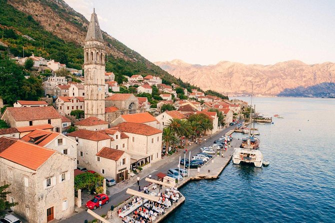 Kotor - Budva - Perast | Unforgettable Montenegro Experience - Jaz Beach from the hillside viewpoint