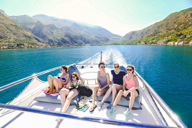Kotor Cruise: Perast, Our Lady of The Rocks, Mamula, Blue Cave, Porto Montenegro - The first hours on the water