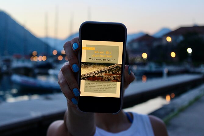 Kotor Personal Digital Cultural Guide - Five useful things to know before booking
