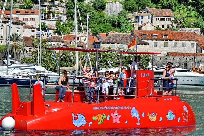 Kotor Red Semi-Submarine Tour: Underwater Cabin Family Adventure - First 40 Minutes: The Bay of Kotor from the Upper Deck