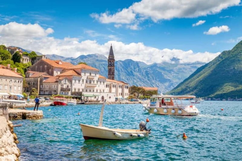 Montenegro Tour with Optional Kotor Bay Boat Cruise - Perast: Baroque stone and one waterfront street