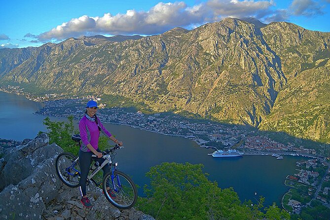 Mountain Biking on Vrmac peninsula - Panoramic view on Kotor bay - Historic Tunnels and a Seaside Café Stop