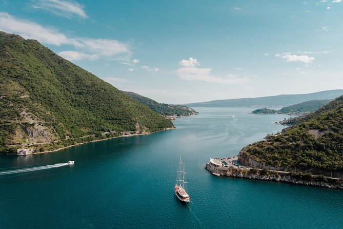Our Lady of the Rocks and Blue Cave 3 hours tour- ticket tour - The former submarine tunnel on Luštica