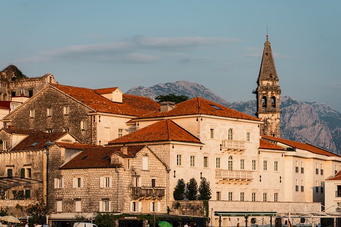 Private Blue Cave Tour from Kotor, Montenegro - Perast from the water, then a short island visit