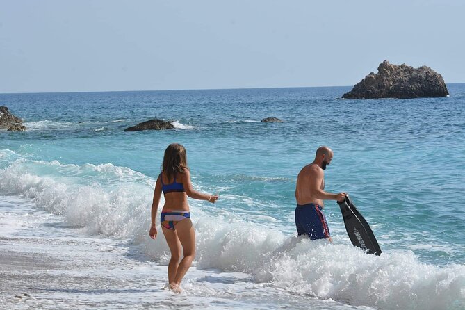 Private Boat Tour Adventure In Budva - Sightseeing & Snorkeling - Stop one: Sveti Nikola and its first swim