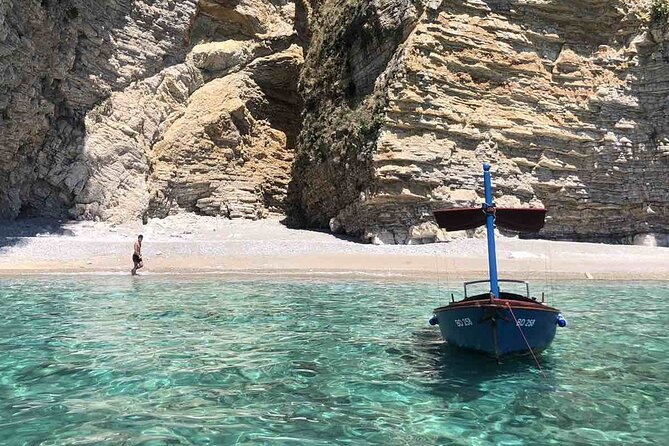 Private Boat Tour Adventure In Budva - Sightseeing & Snorkeling - Stop three: Jaz Beach and a wider coastal view