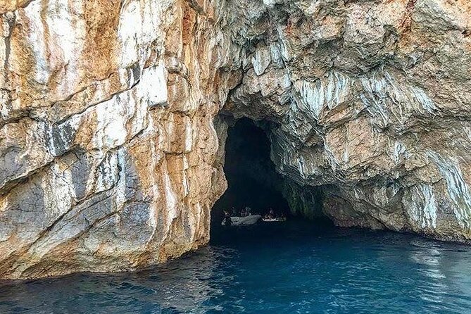 Private tour:Blue Cave,Mamula Island, Submarine Tunnel, Our Lady of the Rock(3h) - A private speedboat is the right scale for Boka Bay