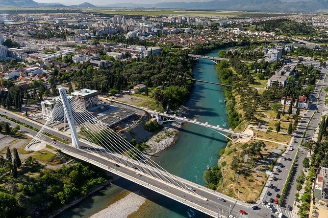 Private transfer from Podgorica airport or Podgorica to Tivat - The 90-Minute Journey Toward Tivat