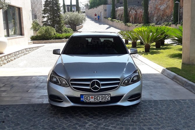 Private Transfer from Tivat airport to Tivat city or Porto Montenegro - A private booking for four changes the value