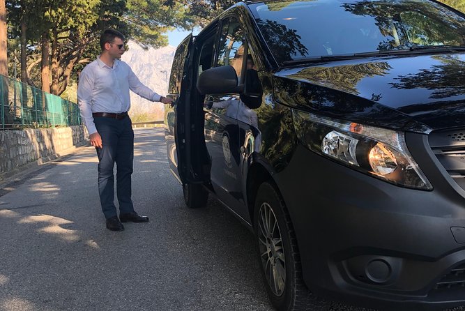 Private transfer Tivat/Kotor/Budva-Podgorica - A private ride built around your departure