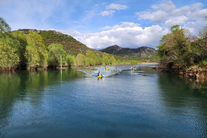 Skadar Lake on kayaks Experience with Spectacular Views - Learning the paddle before the long route