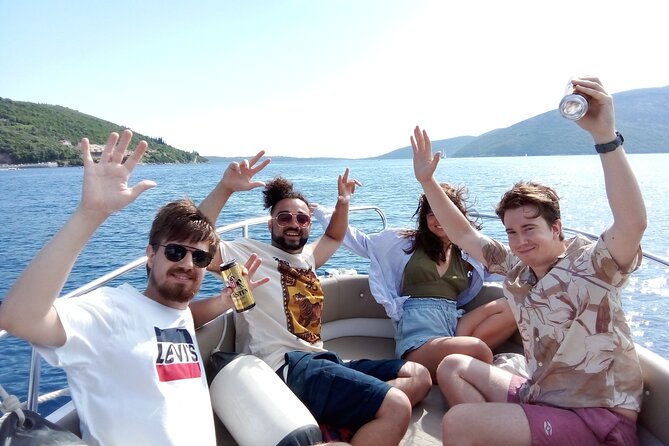 Speedboat Tour to Lady of the Rock, Mamula and Blue Cave Swim - Mamula Fortress from the open water