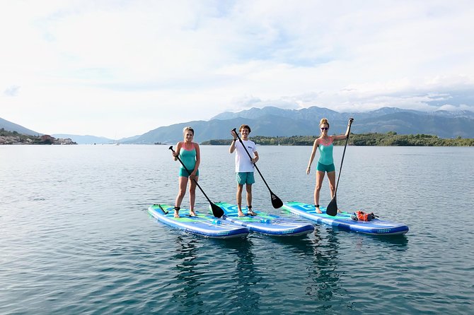 Stand-Up-Paddle Board at Bay of Kotor from Tivat or Kotor - A short briefing before your first paddle