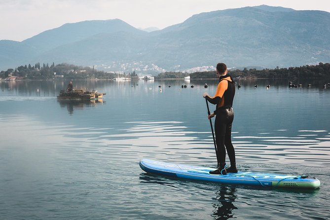 Sunset Stand Up Paddleboard (SUP) Tour of Bay of Kotor - The first 15 minutes: learning to paddle