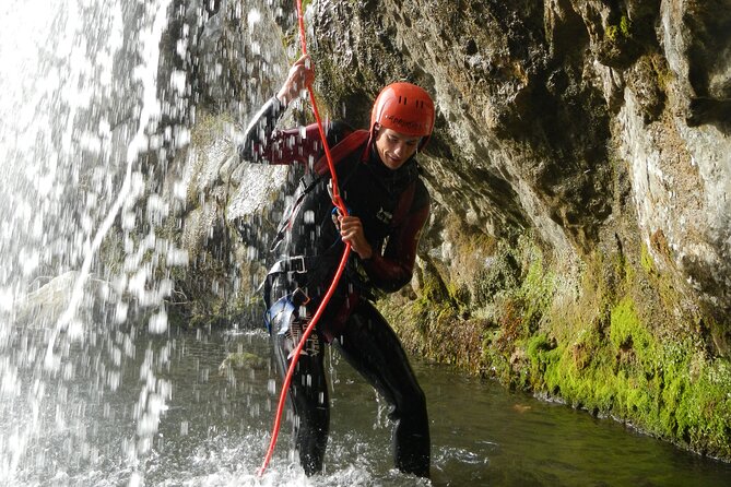 Sveti Stefan canyon - The 20-Meter Rappel Into Turquoise Water