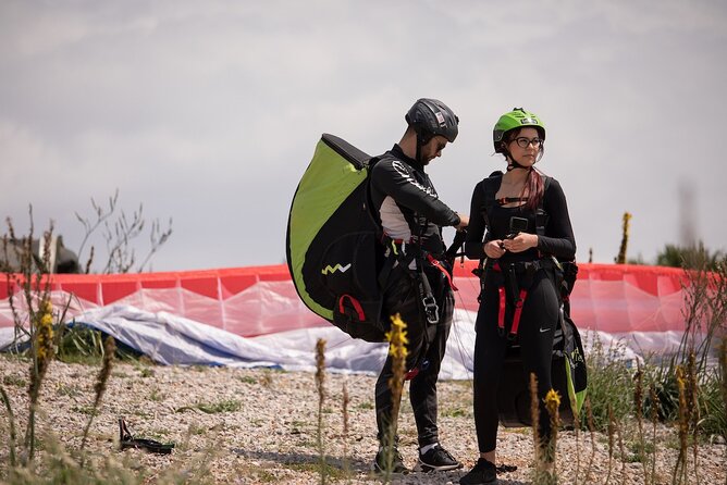 Tandem paragliding tour in Budva Montenegro - Meeting at Becici Beach
